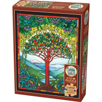 COBBLE HILL Puzzle Vitráž Strom života XL 275 dielikov
