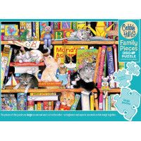 COBBLE HILL Rodinné puzzle Čas mačacích príbehov 350 dielikov