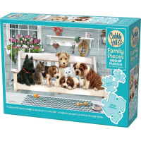 COBBLE HILL Rodinné puzzle Kamaráti na verande 350 dielikov