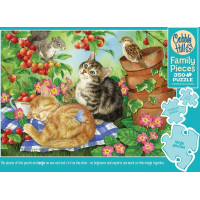 COBBLE HILL Rodinné puzzle Pod čerešňovým stromom 350 dielikov