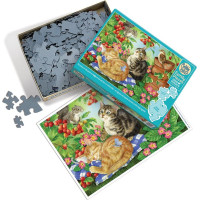 COBBLE HILL Rodinné puzzle Pod čerešňovým stromom 350 dielikov