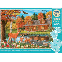 COBBLE HILL Rodinné puzzle Rybník pri chalupe 350 dielikov