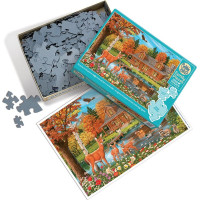 COBBLE HILL Rodinné puzzle Rybník pri chalupe 350 dielikov