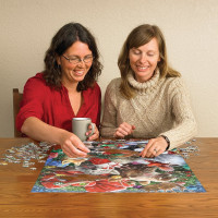 COBBLE HILL Rodinné puzzle Sviatoční priatelia 350 dielikov