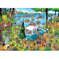 COBBLE HILL Rodinné puzzle Volanie divočiny 350 dielikov