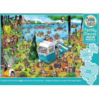COBBLE HILL Rodinné puzzle Volanie divočiny 350 dielikov