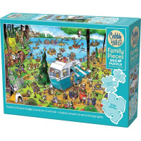 COBBLE HILL Rodinné puzzle Volanie divočiny 350 dielikov