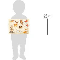 small foot Drevené puzzle Lesné zvieratká