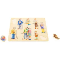 small foot Drevené puzzle Rodina