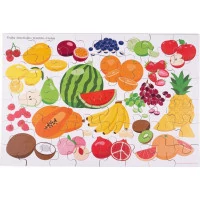 Bigjigs Toys Podlahové puzzle Ovocie