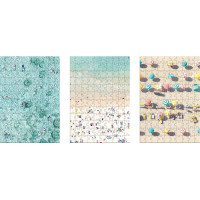 Galison Puzzle Letecké zábery pláží 3×120 dielikov