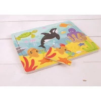 Bigjigs Toys Drevené puzzle morský svet