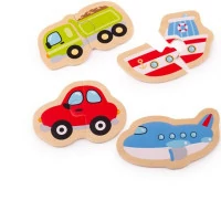 Bigjigs Toys Easy puzzle Dopravné prostriedky