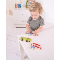 Bigjigs Toys Easy puzzle Dopravné prostriedky