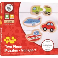 Bigjigs Toys Easy puzzle Dopravné prostriedky