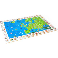 Bigjigs Toys Puzzle Európske pamiatky