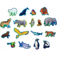 Mudpuppy Puzzle Ohrozené druhy zvierat celého sveta 80 dielikov