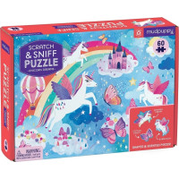 Mudpuppy Puzzle Sny jednorožcov s vôňou 60 dielikov