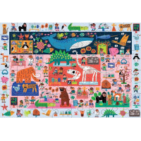 Mudpuppy Puzzle skladaj a hľadaj "Prírodovedné múzeum" 64 dielov
