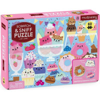 Mudpuppy Puzzle Mačacia kaviareň s vôňou 60 dielikov