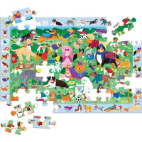 Mudpuppy Puzzle skladaj a hľadaj "Psí deň" 64 dielov