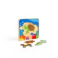 Bigjigs Toys Puzzle Životný cyklus korytnačky