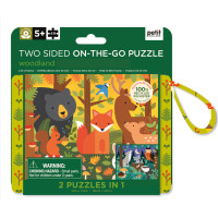 Petit Collage Puzzle 2v1 lesná zver