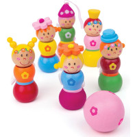Bigjigs Toys Drevené kolky Víly