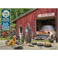 COBBLE HILL Puzzle Autoopravovňa 500 dielikov