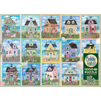COBBLE HILL Puzzle Domčeky pri mori 1000 dielikov