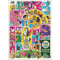 COBBLE HILL Puzzle Doodlecats 1000 dielikov