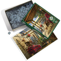 COBBLE HILL Puzzle Drevená terasa 1000 dielikov