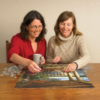 COBBLE HILL Puzzle Drevená terasa 1000 dielikov