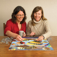 COBBLE HILL Puzzle Teplovzdušné balóny 1000 dielikov