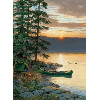 COBBLE HILL Puzzle Jazero kanoe 500 dielikov