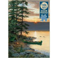 COBBLE HILL Puzzle Jazero kanoe 500 dielikov