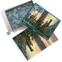 COBBLE HILL Puzzle Jazero kanoe 500 dielikov