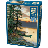 COBBLE HILL Puzzle Jazero kanoe 500 dielikov