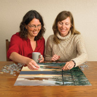 COBBLE HILL Puzzle Jazero kanoe 500 dielikov
