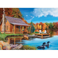 COBBLE HILL Puzzle Jazero potáplic 500 dielikov