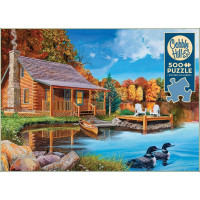 COBBLE HILL Puzzle Jazero potáplic 500 dielikov