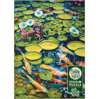 COBBLE HILL Puzzle Jazierko s koi kaprmi 1000 dielikov