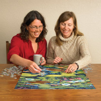 COBBLE HILL Puzzle Jazierko s koi kaprmi 1000 dielikov