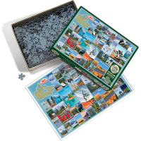COBBLE HILL Puzzle Kanadské Národné parky a rezervácie 1000 dielikov