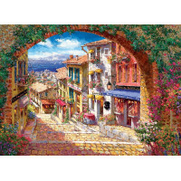 COBBLE HILL Puzzle Klenutý priechod do Cagne 500 dielikov