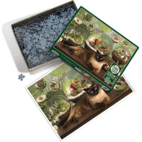 COBBLE HILL Puzzle Mačka a terária 1000 dielikov