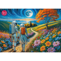 CHERRY PAZZI Puzzle Kozmická láska 1000 dielikov