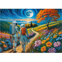 CHERRY PAZZI Puzzle Kozmická láska 1000 dielikov
