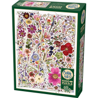 COBBLE HILL Puzzle Lisované kvety: Jar 1000 dielikov