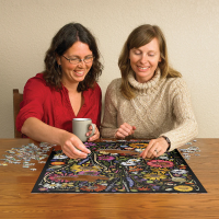 COBBLE HILL Puzzle Lisované kvety: Šťastie 1000 dielikov